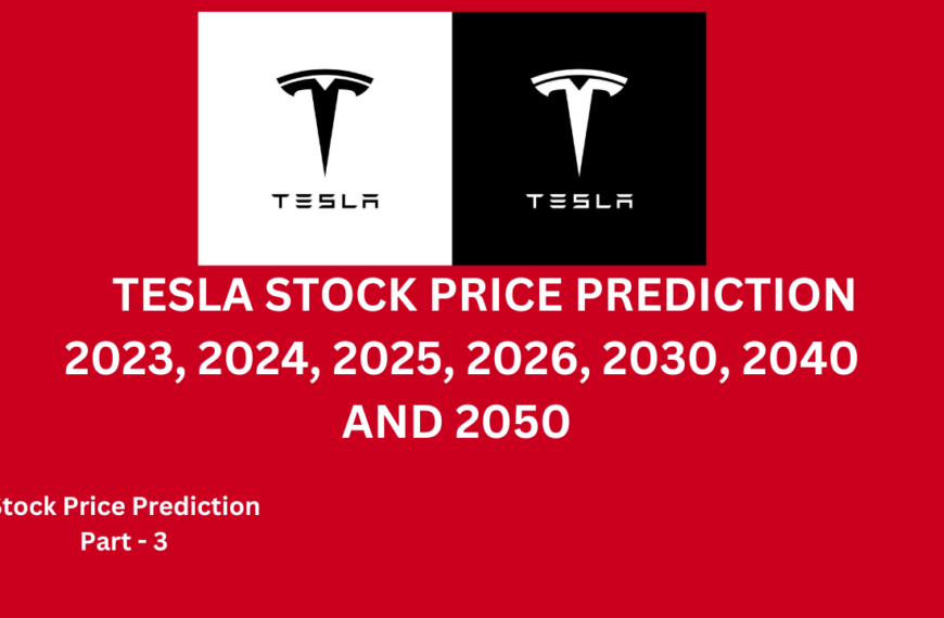 TESLA STOCK PRICE PREDICTION 2023, 2024,2025,2026,2030,2040 AND 2050